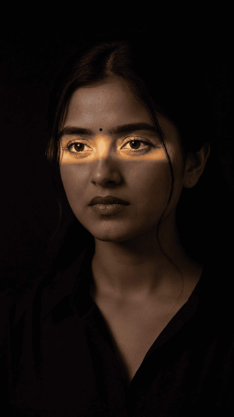 Black Gold Cinematic Portrait ChatGPT Prompt