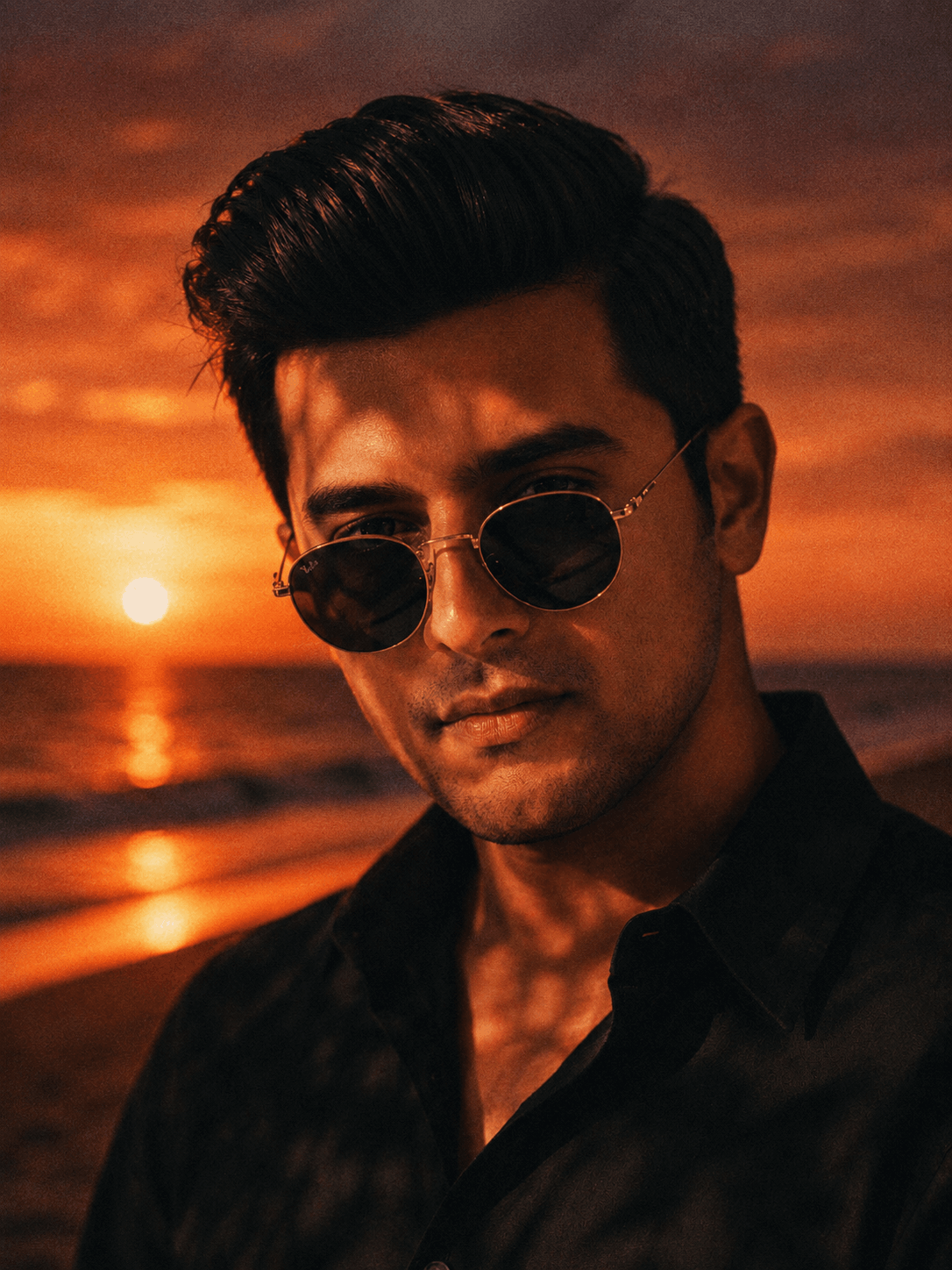 ChatGPT Beach Prompt for Luxury Tropical Photoshoot Collage