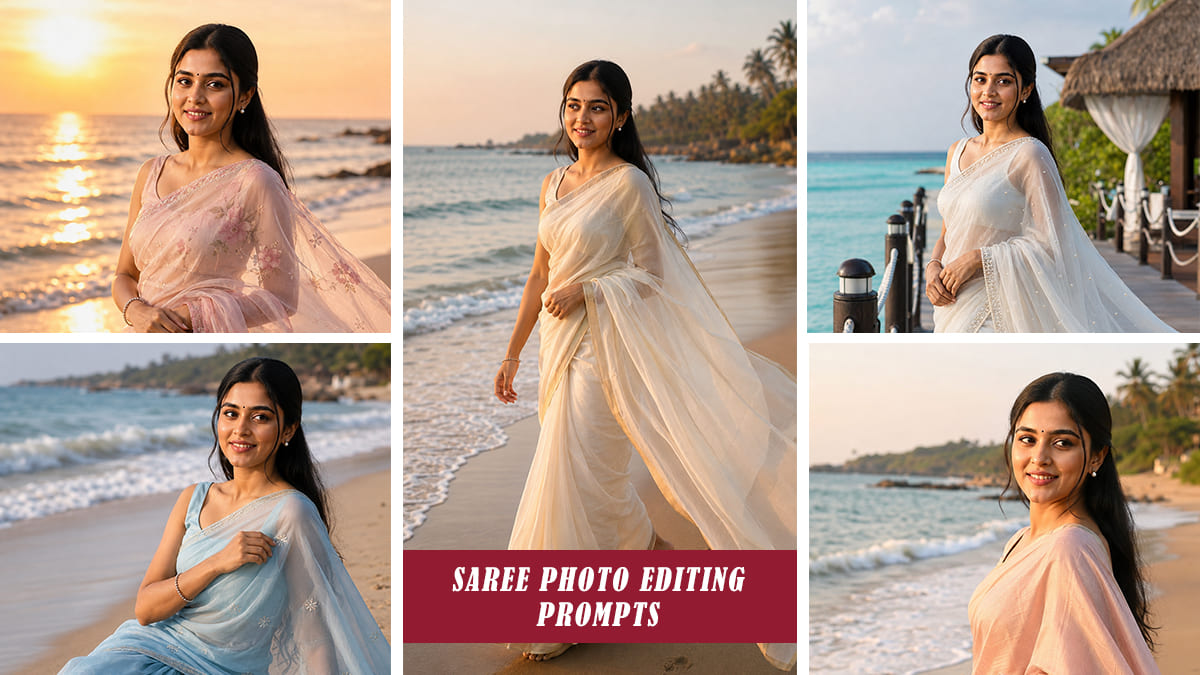 Viral AI Saree Prompts for ChatGPT and Gemini