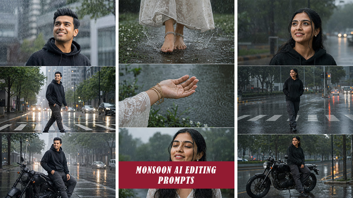Best Monsoon Rain ChatGPT Prompts for AI Photo Editing