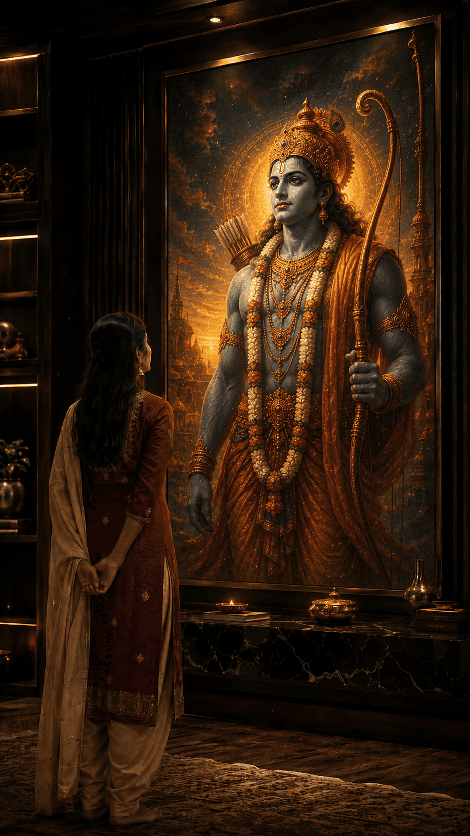 Shri Ram AI Photo Editing Prompt in 4K